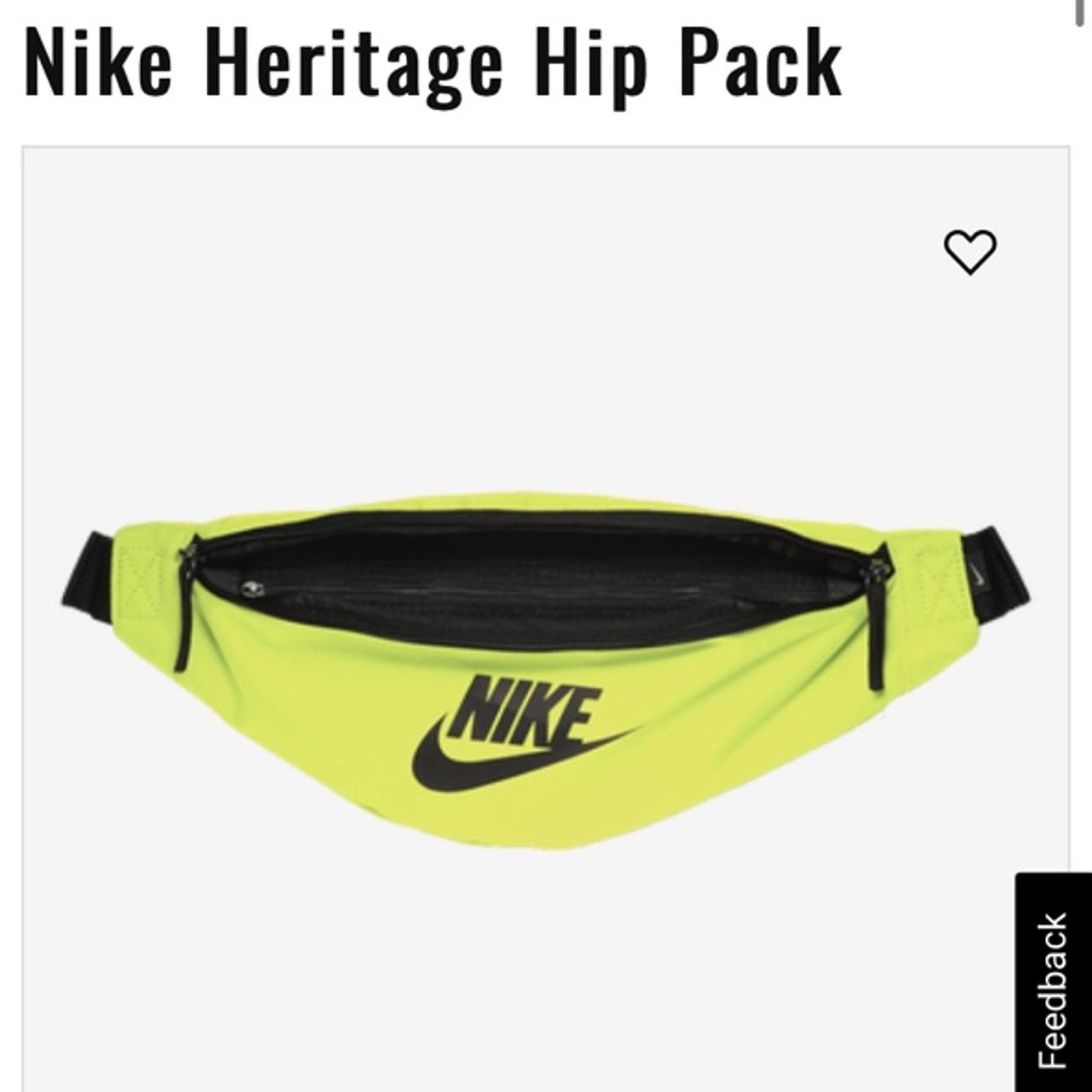 neon yellow nike fanny pack