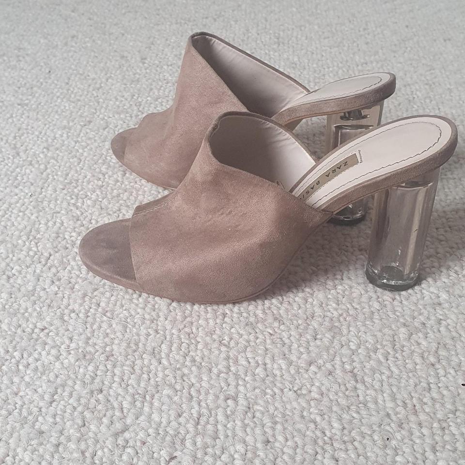 Zara on sale perspex mules