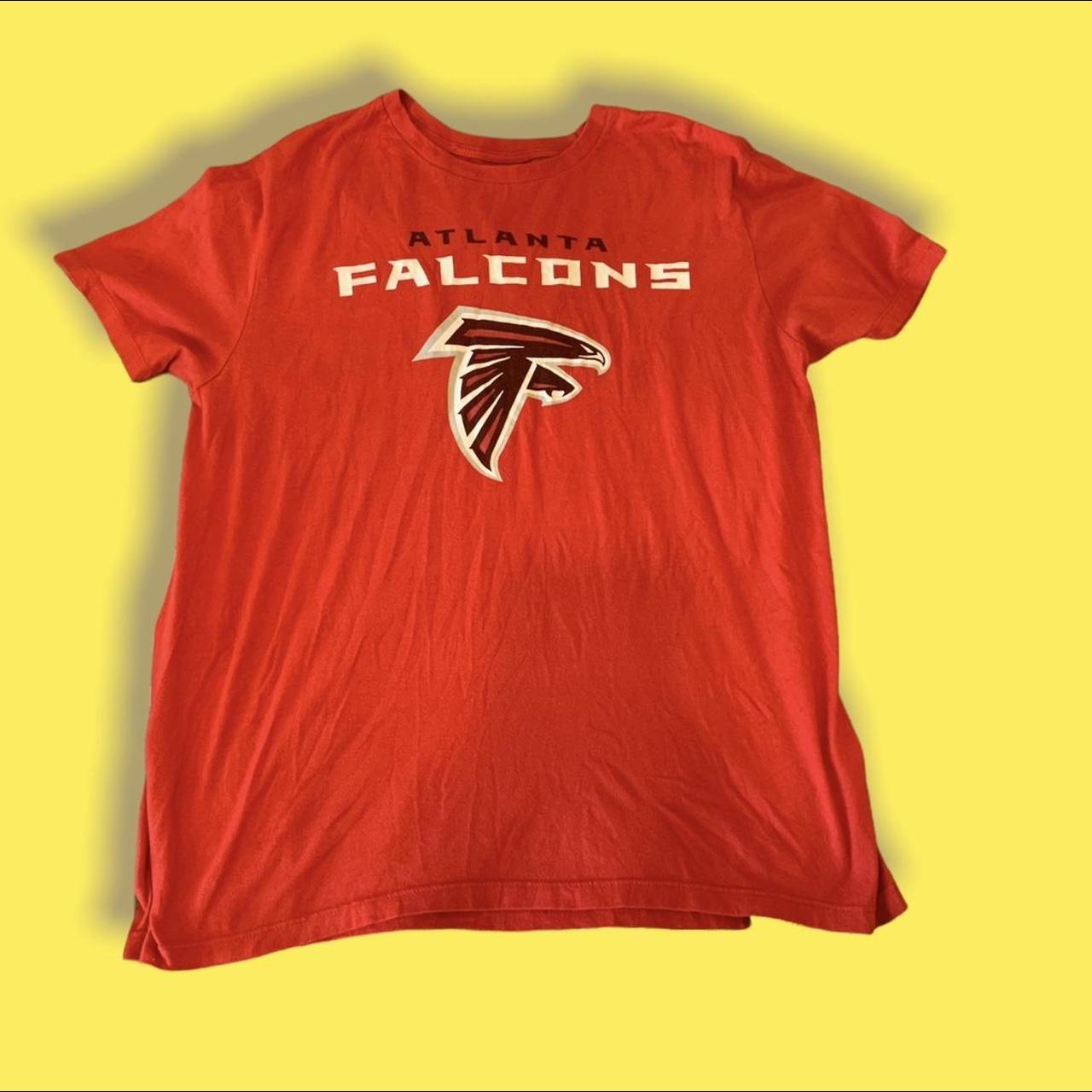 90s' Atlanta Falcons T-Shirt! crazy color and - Depop