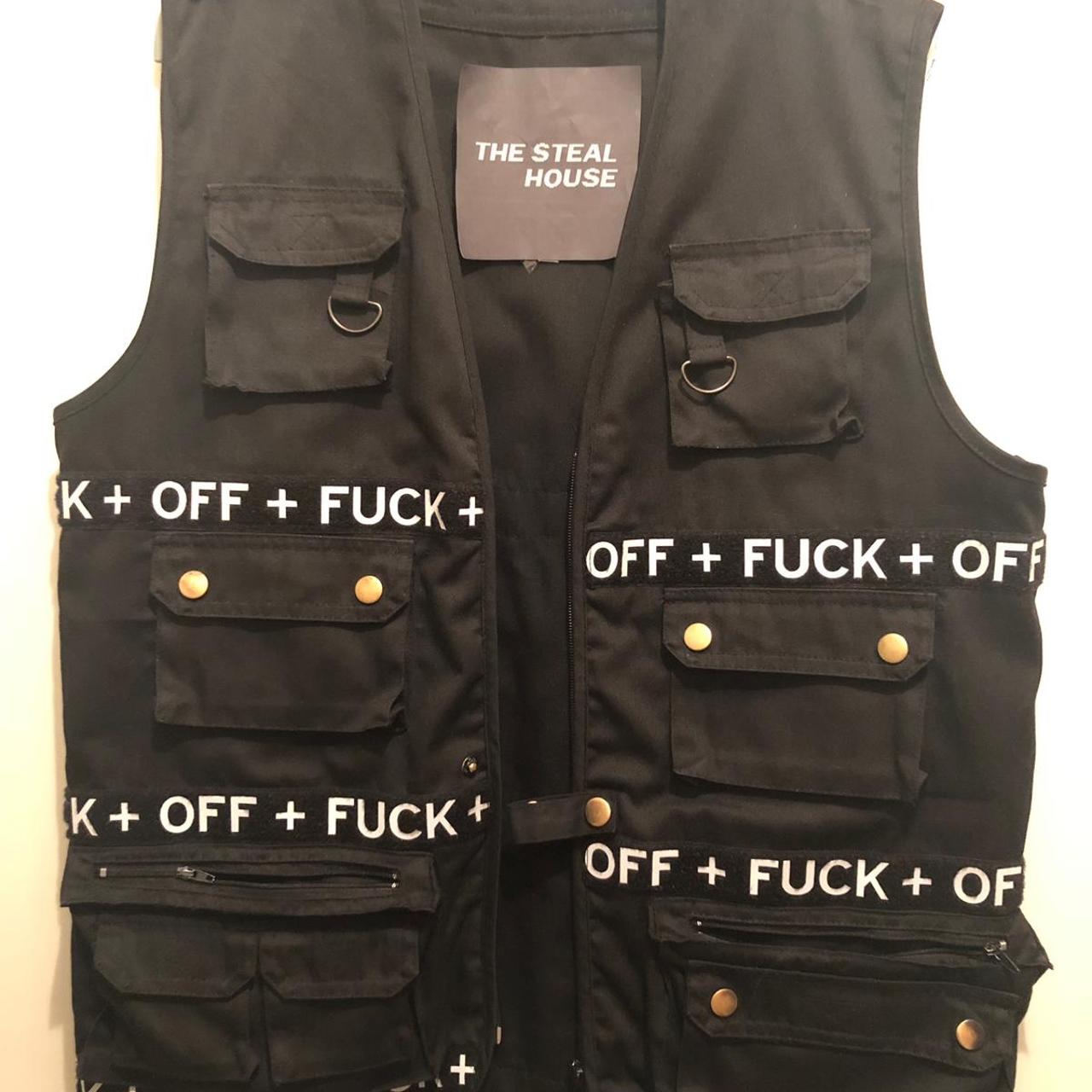 M+RC noir X ian connor fuck off vest, Condition: