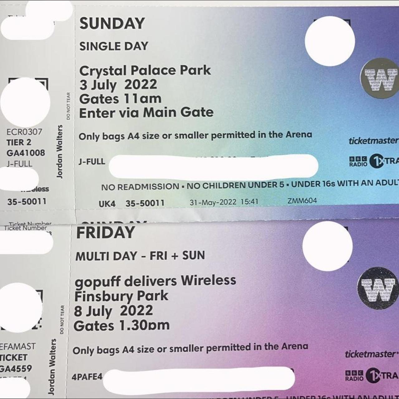 Wireless Tickets 2022 🎫 Please see details below •... Depop