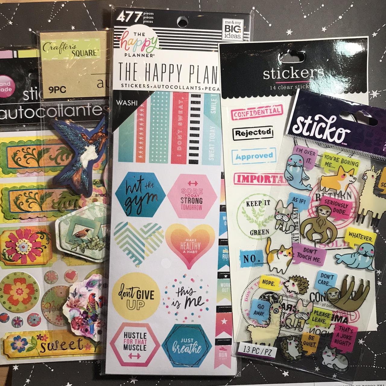 The Happy Planner Big Planner Accessories Pack - Depop