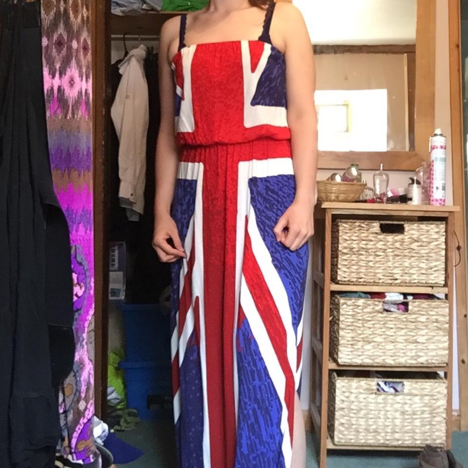 Union jack 2025 maxi dress