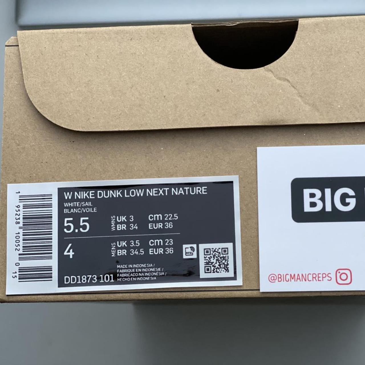 dunk low next nature sail