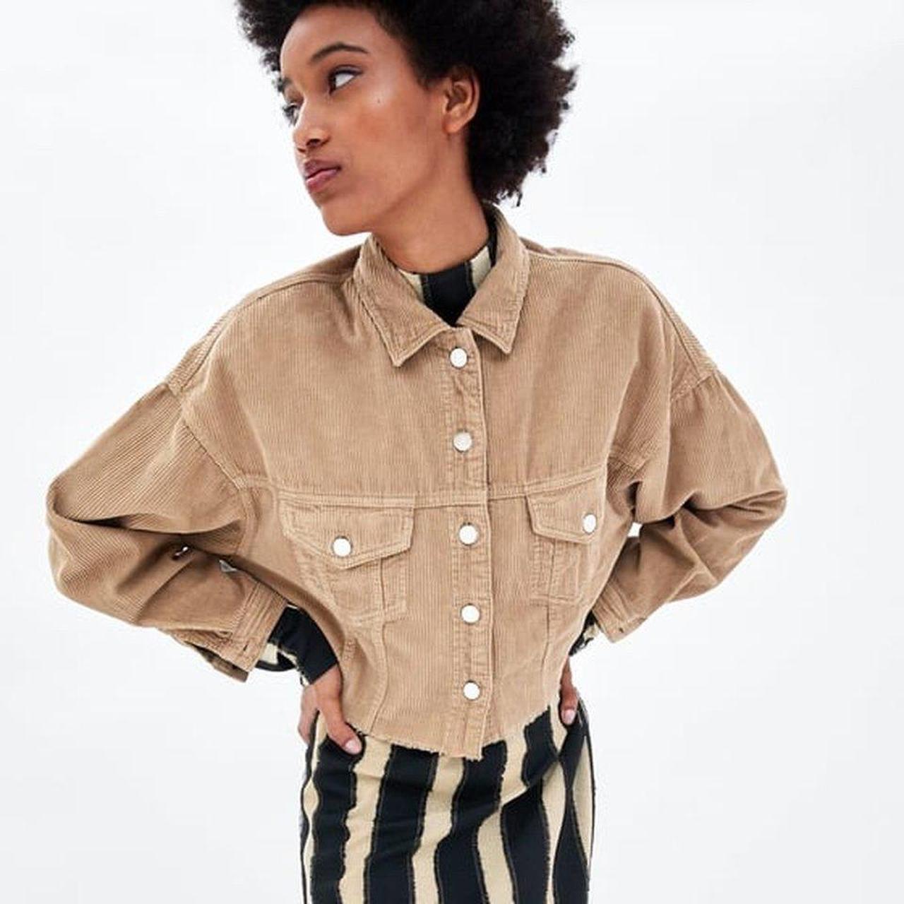 zara brown corduroy jacket