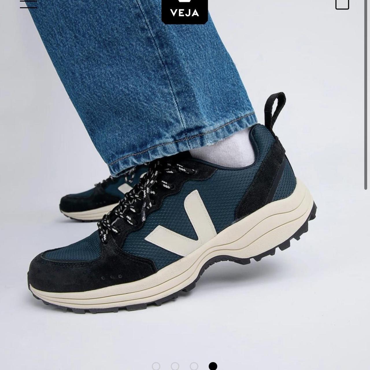 Veja on sale navy trainers