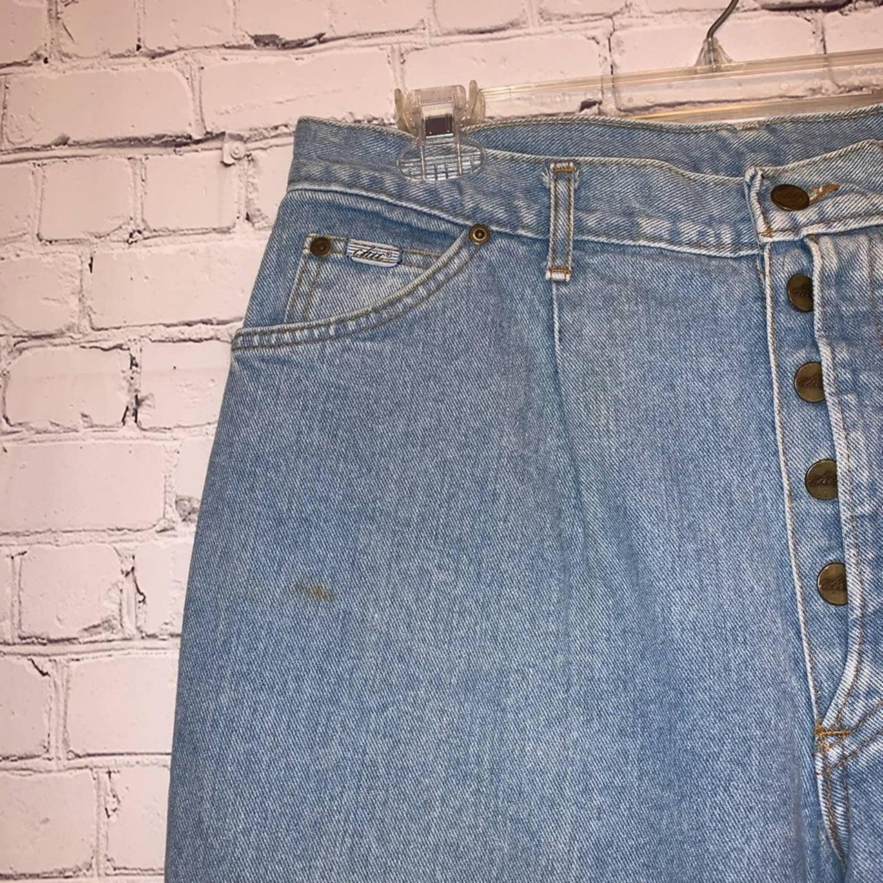 Chic Denim Pleated Jeans Vintage Pleated... Depop