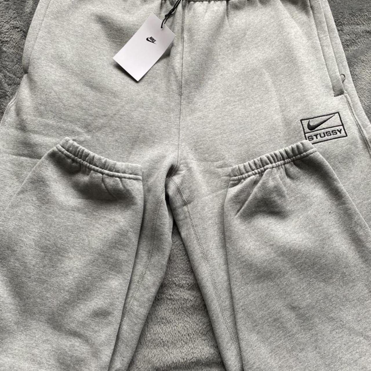 Nike x stussy joggers in grey. Brand new with tags... - Depop