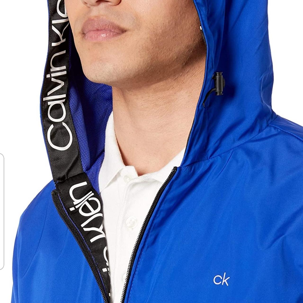 Calvin klein clearance blue windbreaker