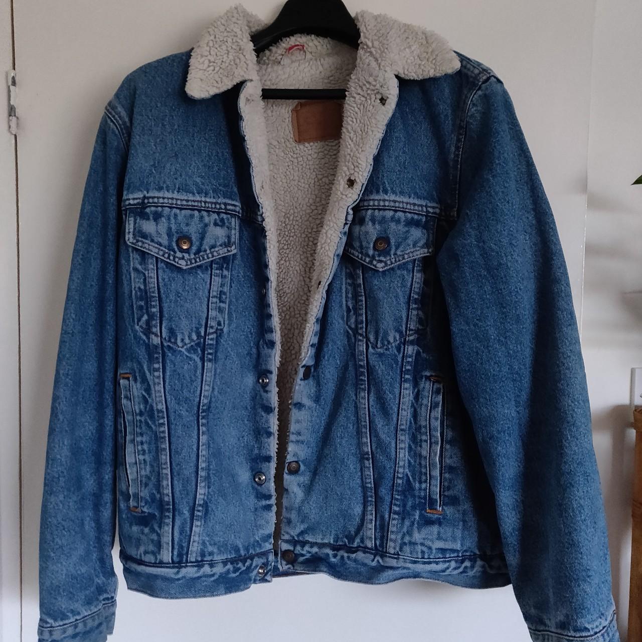 Vintage 1980s Levi's 70608 02 Denim Sherpa...