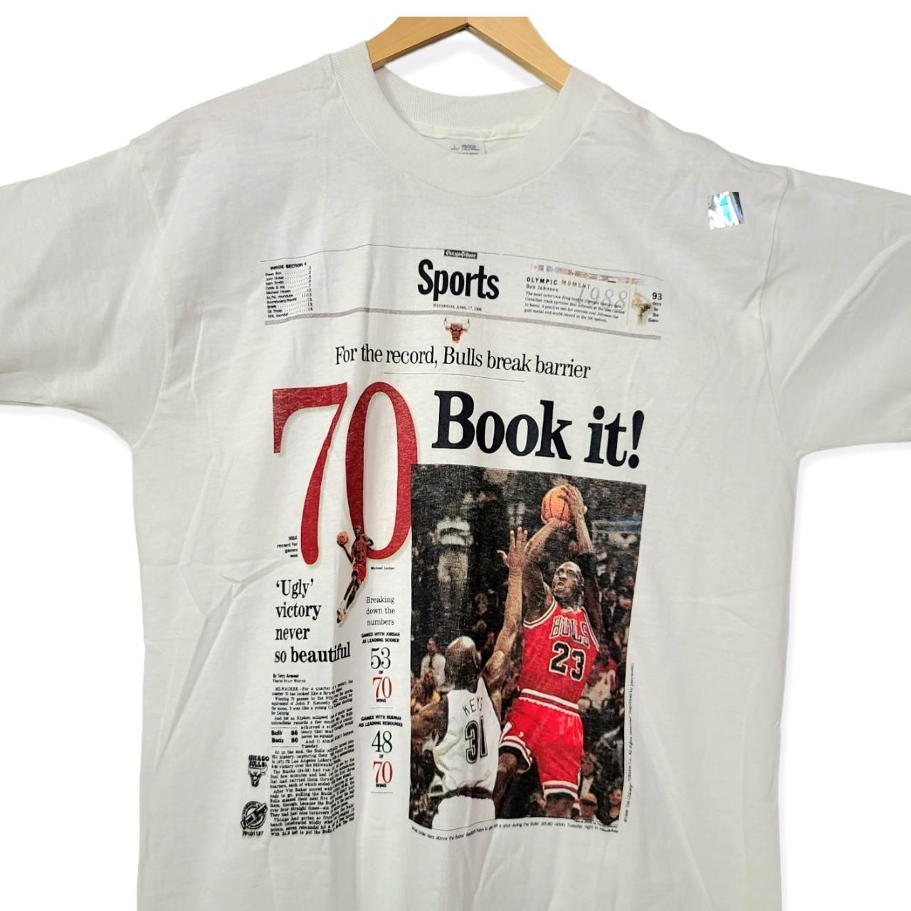 Nike, Shirts & Tops, Chicago Bulls Michael Jordan Jersey Stitched