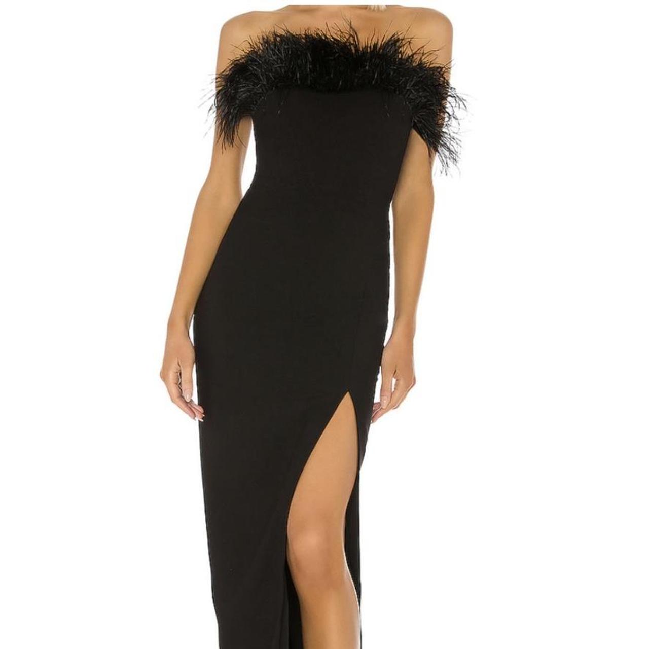 likely black gown