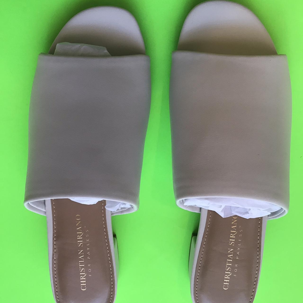 Payless slides hot sale