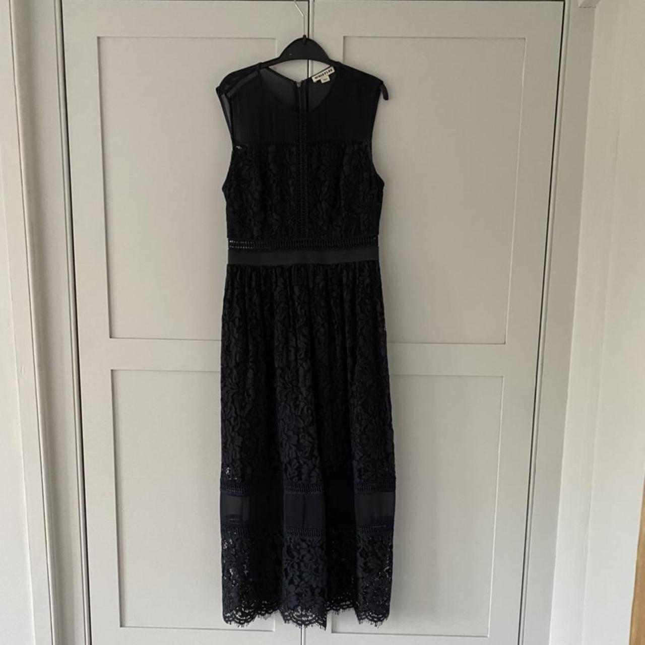 Whistles Women's Black Dress | Depop