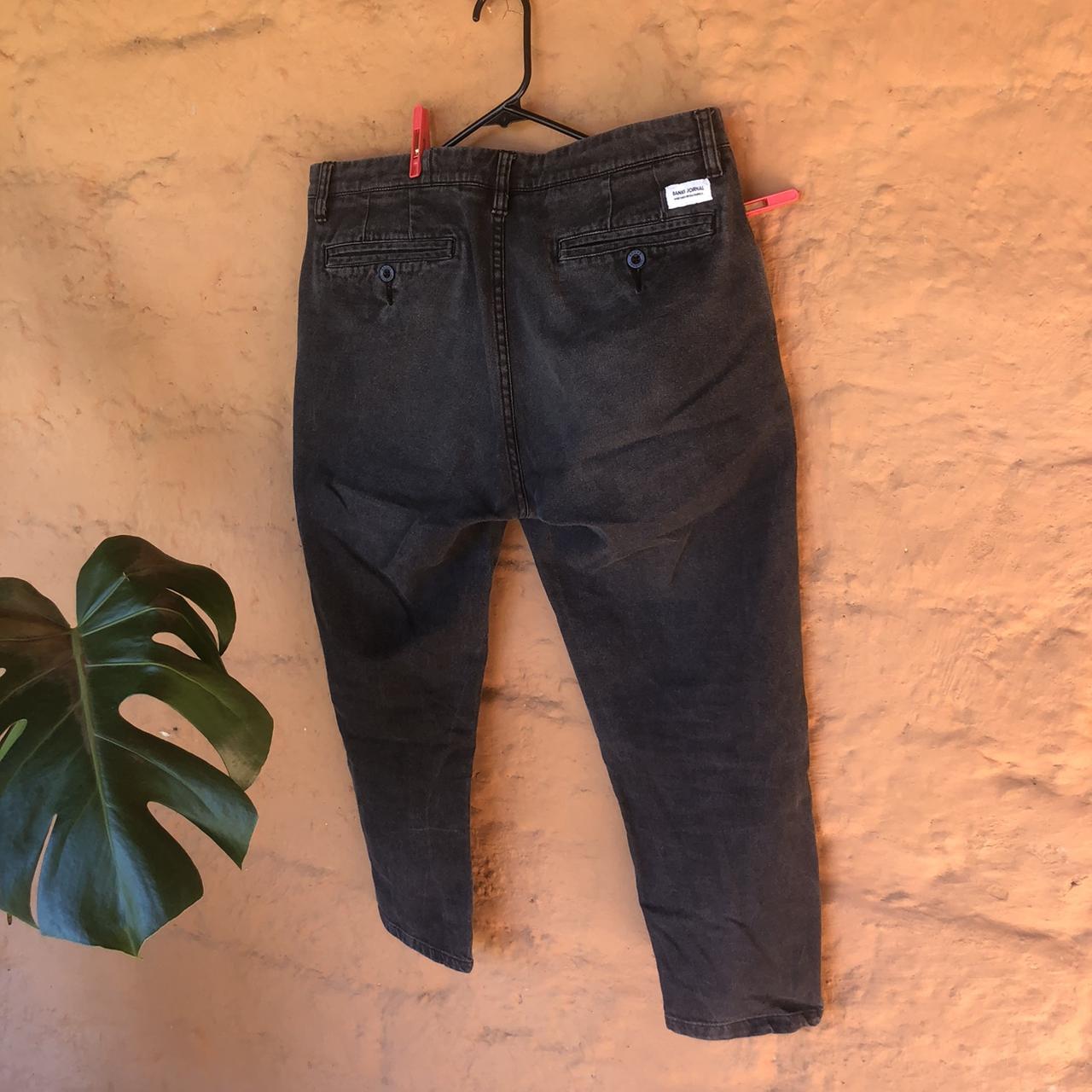 Surf Style Men's Black and Grey Trousers Depop