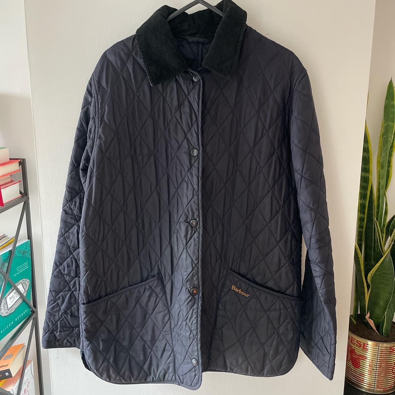 barbour quilted jacket size 10