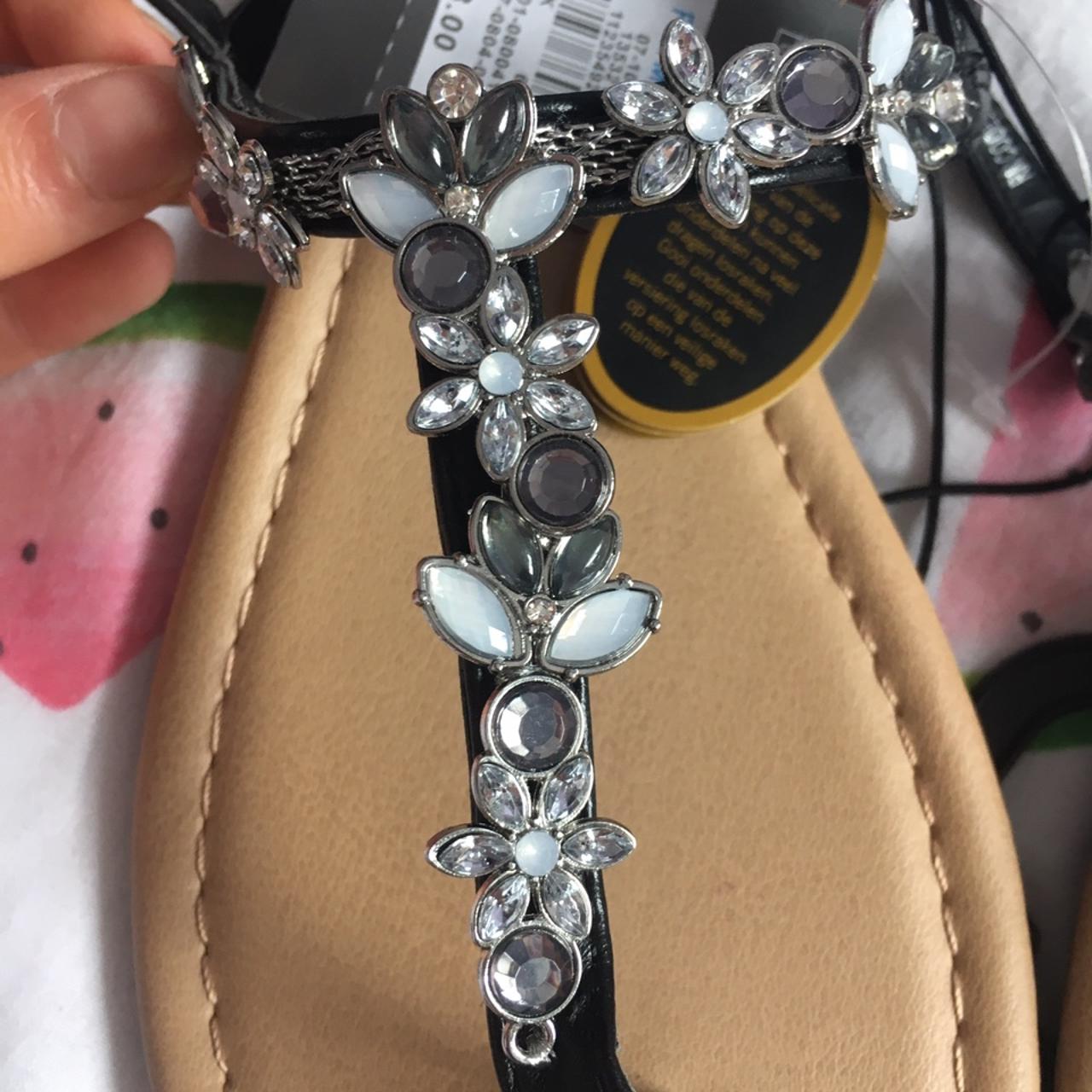 primark jewelled sandals