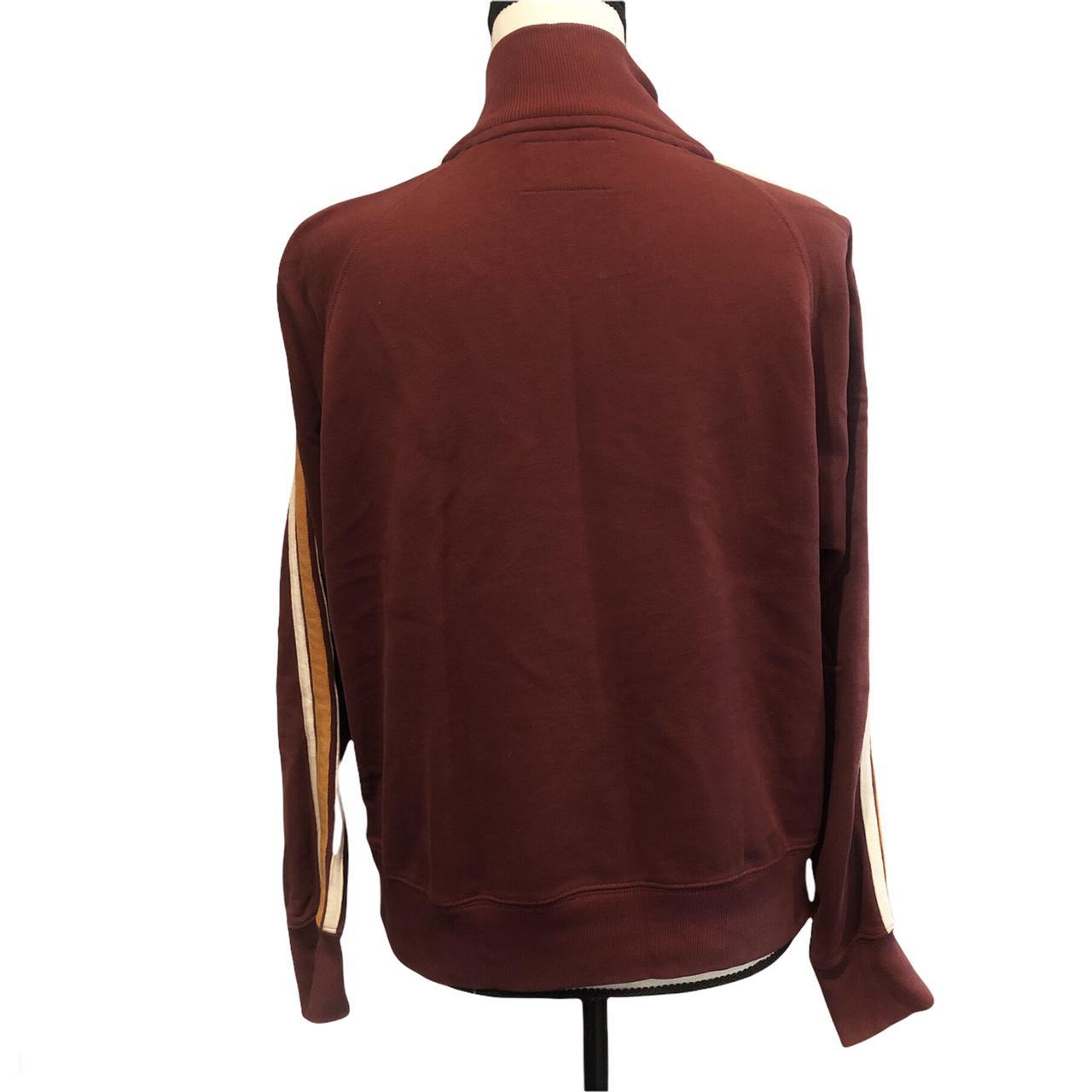 Women's Burgundy and Gold Jacket (2)