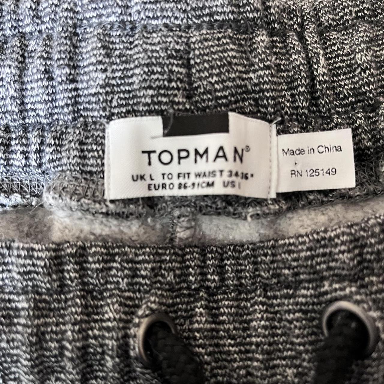 Product Image 4 - Marled Gray Sweatpants Sz L
Topman
Drawstring