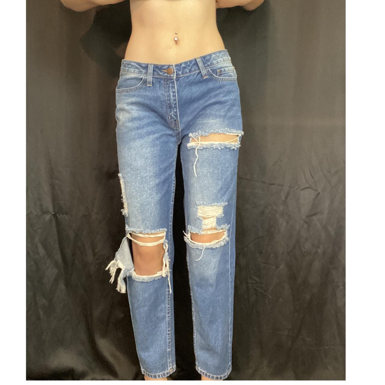 Fashion nova shop boyfriend jeans review