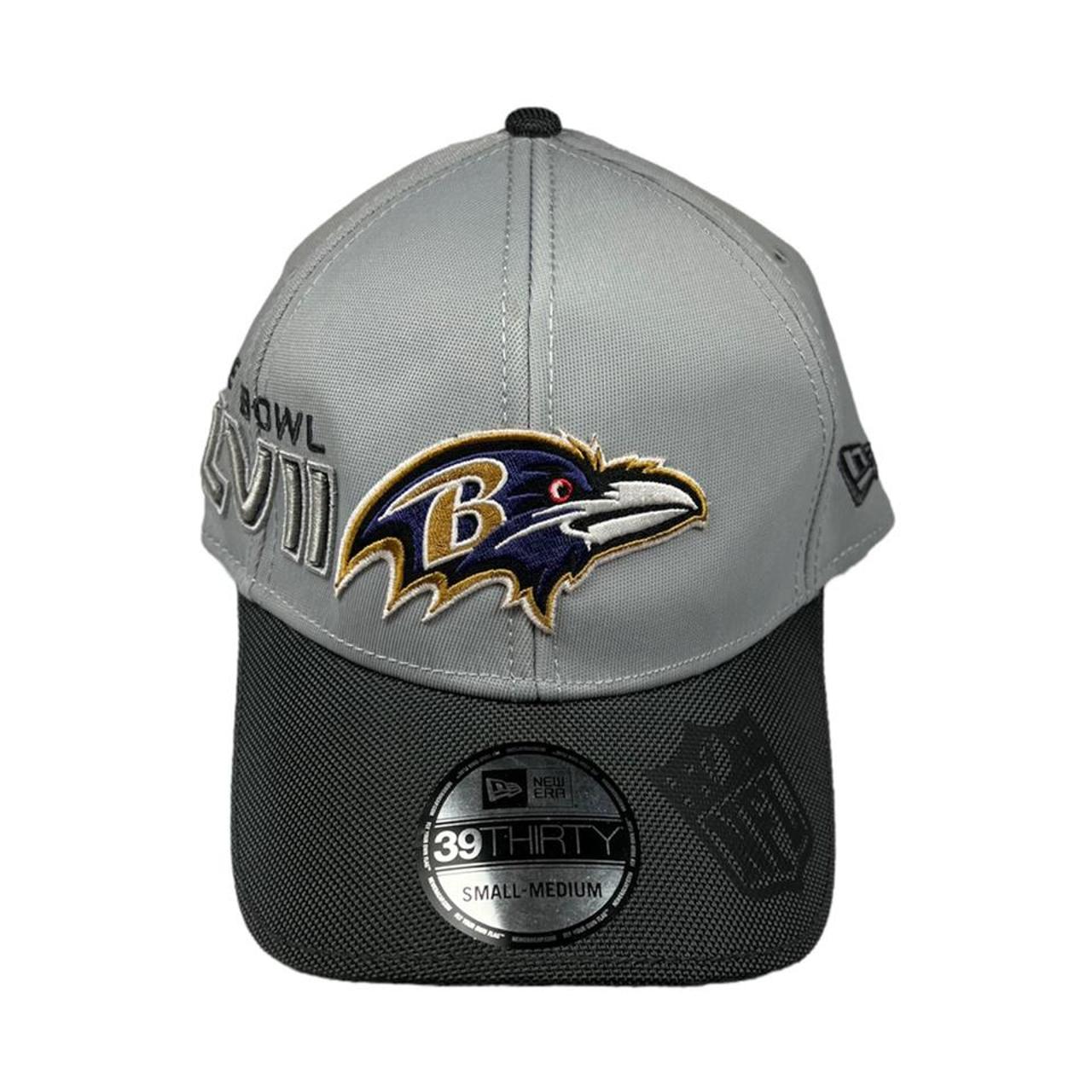 New Era Baltimore Ravens Super Bowl XLVII Champions 39THIRTY Trophy  Collection Flex Hat - Gray/Charcoal