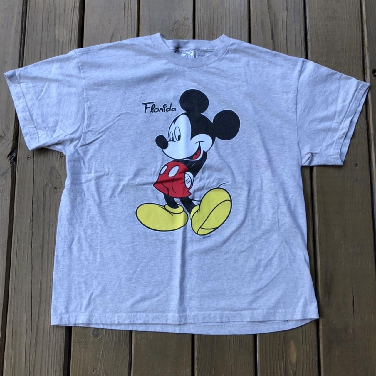 Disney Men's White and Grey T-shirt | Depop