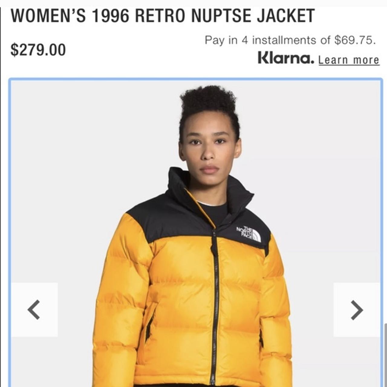 Women’s 1996 retro nuptse puffer jacket. Perfect... - Depop