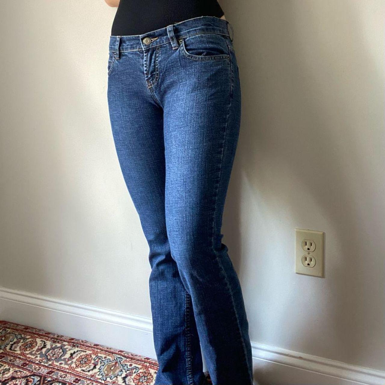 Old Navy Low Waist Stretch Boot Cut Jeans Size... - Depop