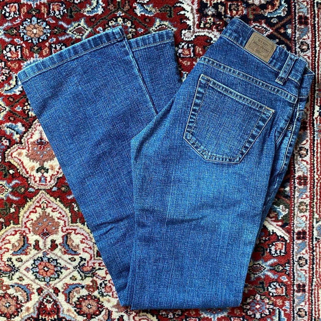 Old Navy Low Waist Stretch Boot Cut Jeans Size... Depop