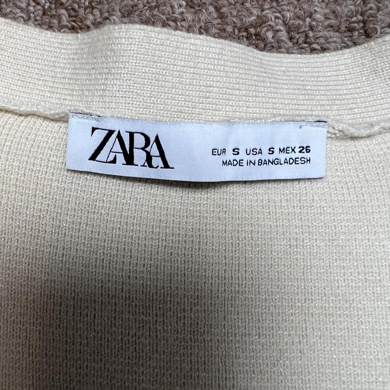 Zara cream knitted cardigan Beautiful cream... - Depop