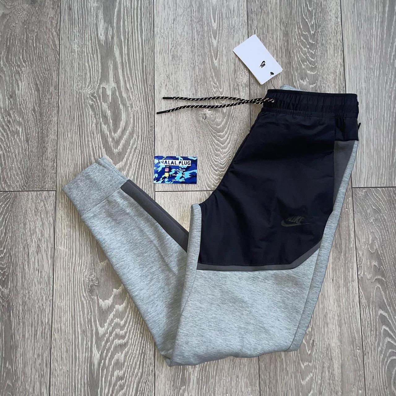 nike tech fleece woven grey