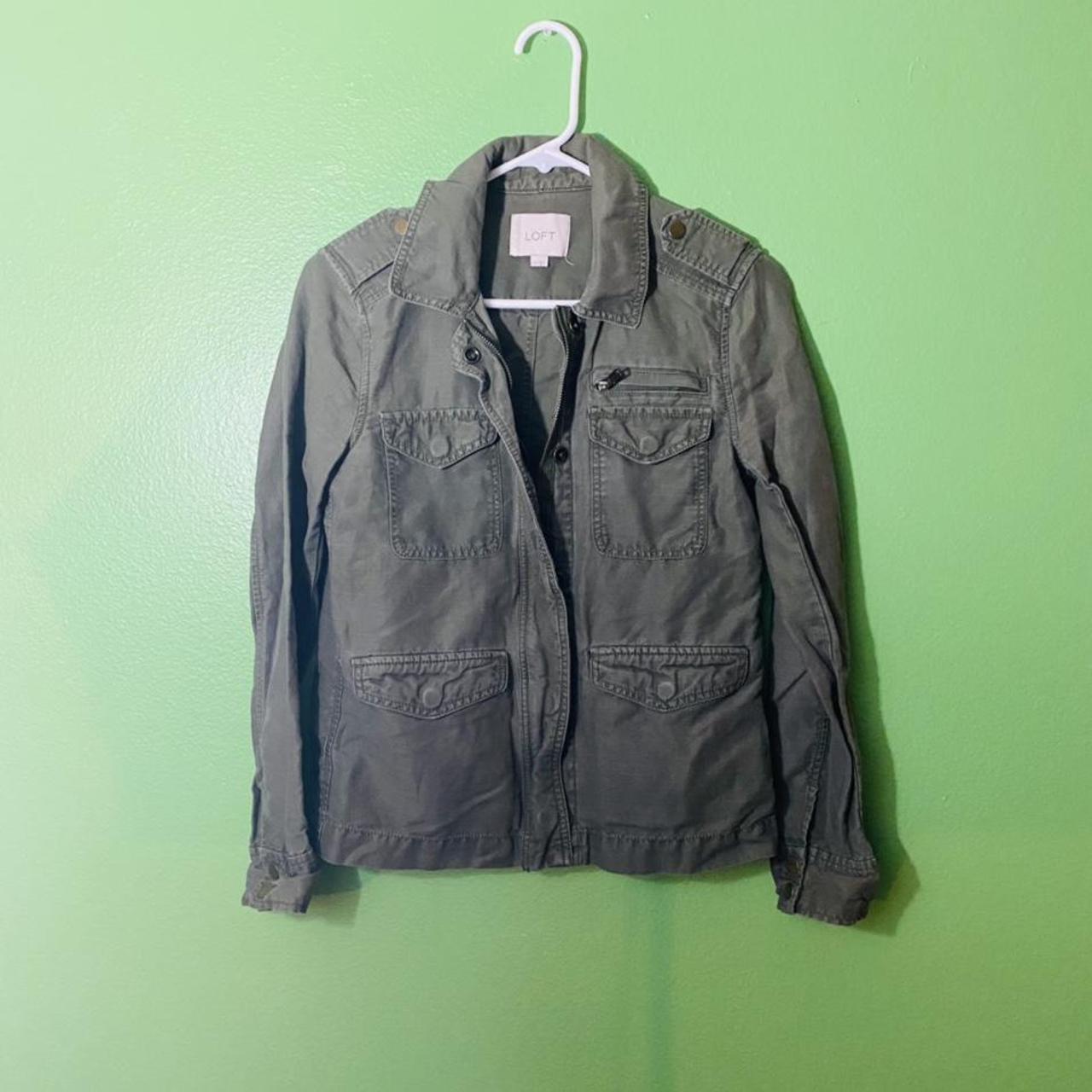 ann taylor green jacket