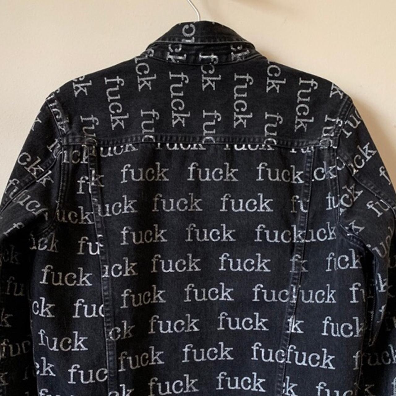 Supreme fuck denim jacket, 9/10