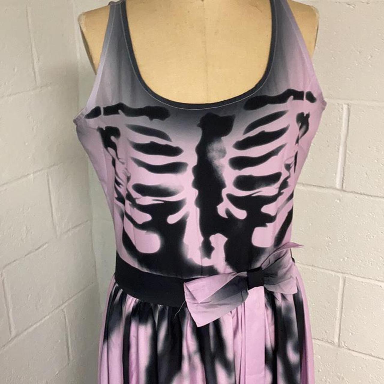 Women's Black and Pink Dress (2)