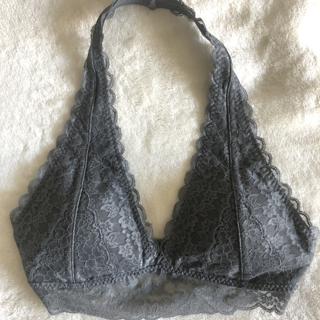 black velvety bralette from gilly hicks #bralette - Depop