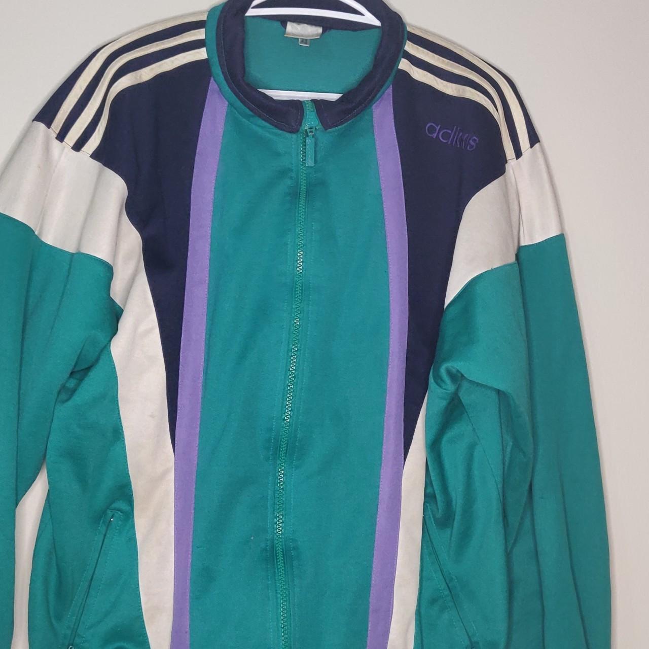 Vintage adidas tracksuit Great colour size Depop