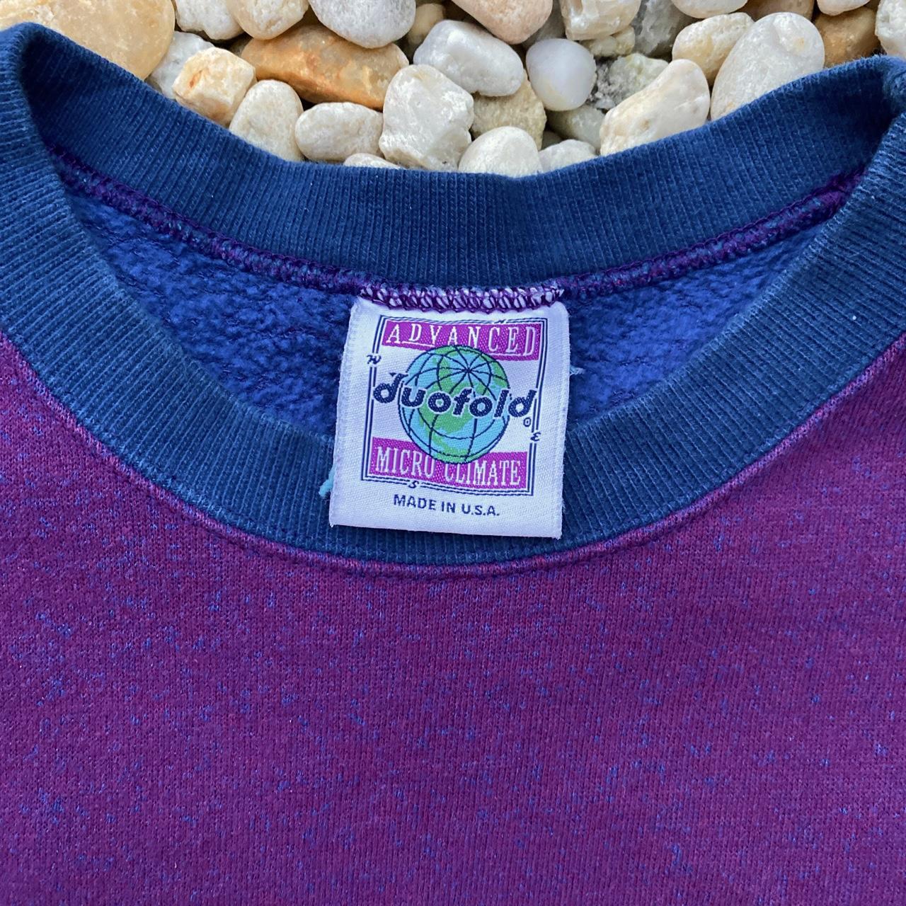 DUOltd Men's Purple and Blue Sweatshirt (2)