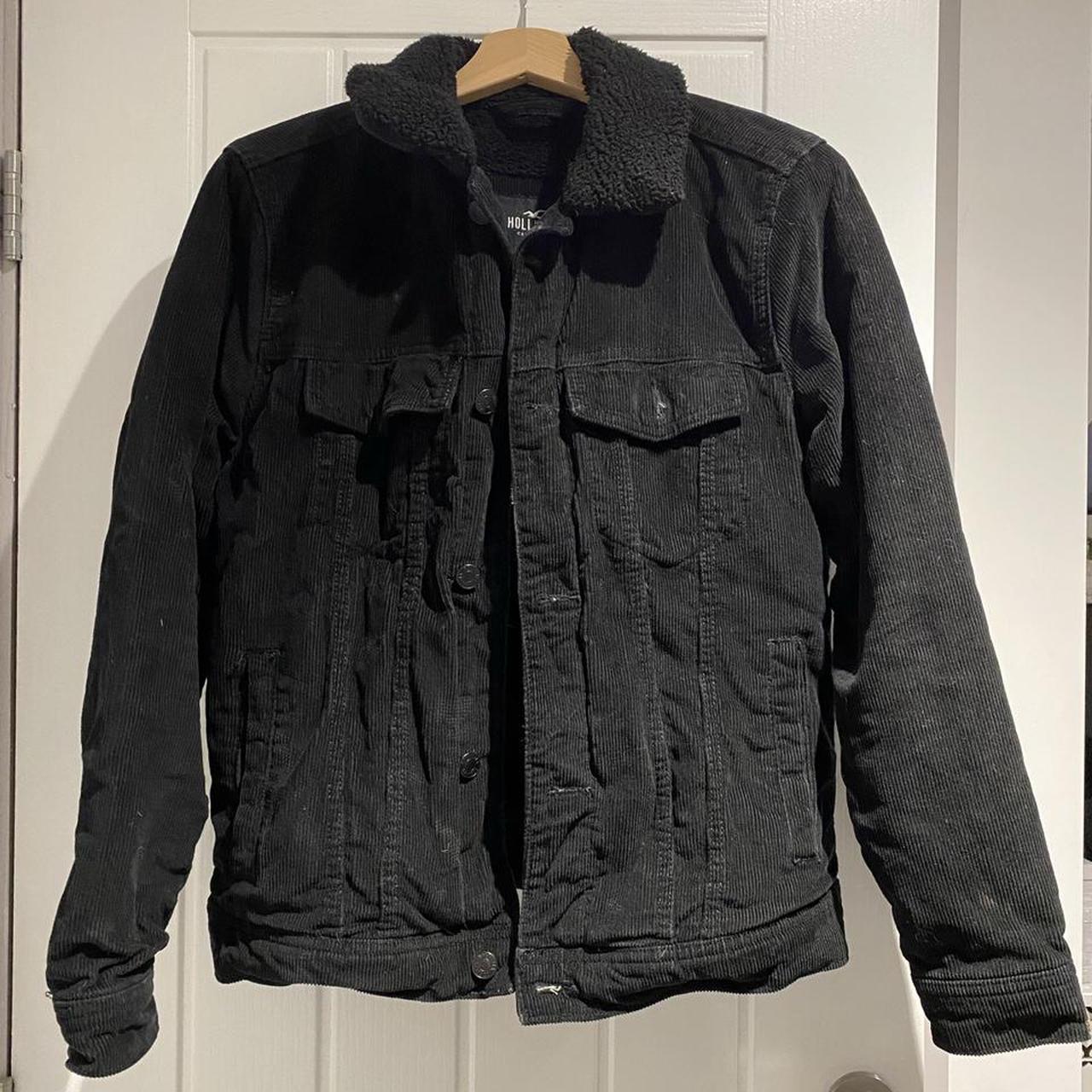 Hollister corduroy jacket with Sherpa lining Fits... - Depop