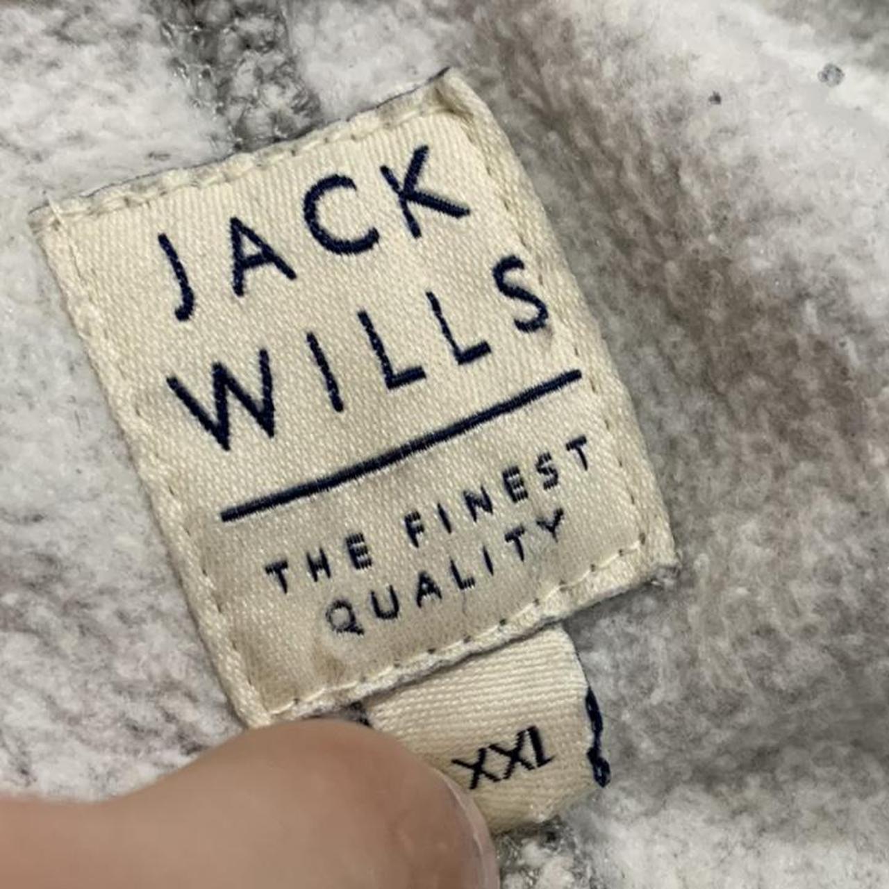 grey straight leg joggers jack wills size xl bought... Depop