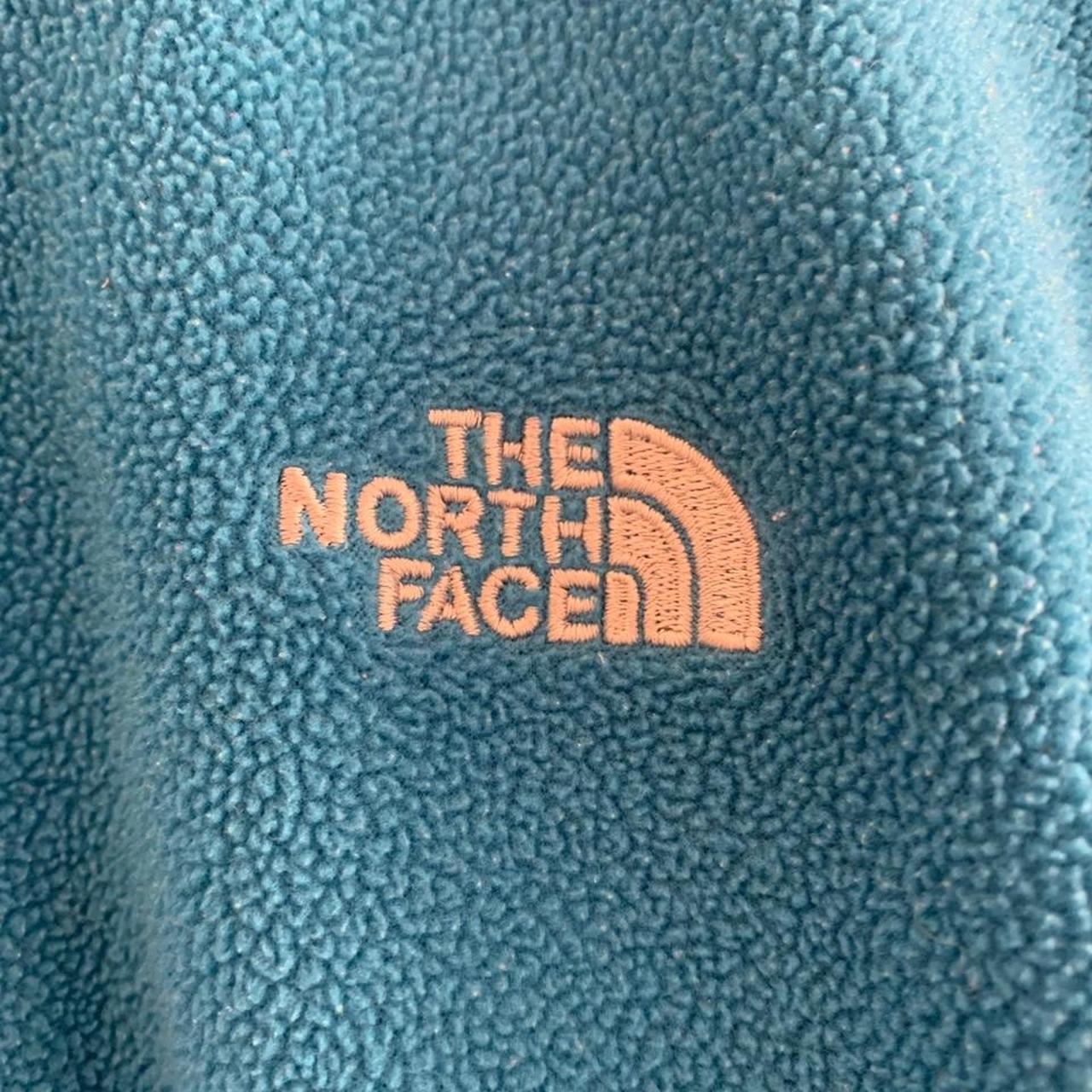 The North Face blue quarter zip fleece Excellent... - Depop