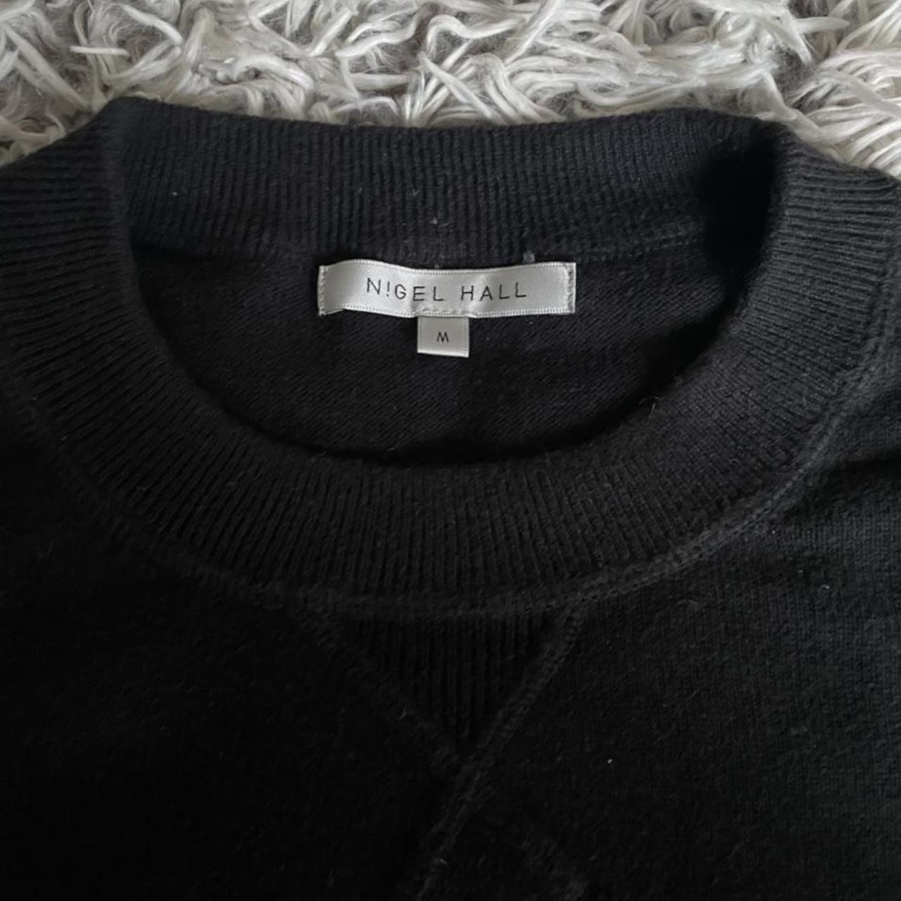 Men’s Nigel Hall jumper — M. ️ Black ️ Medium This... - Depop