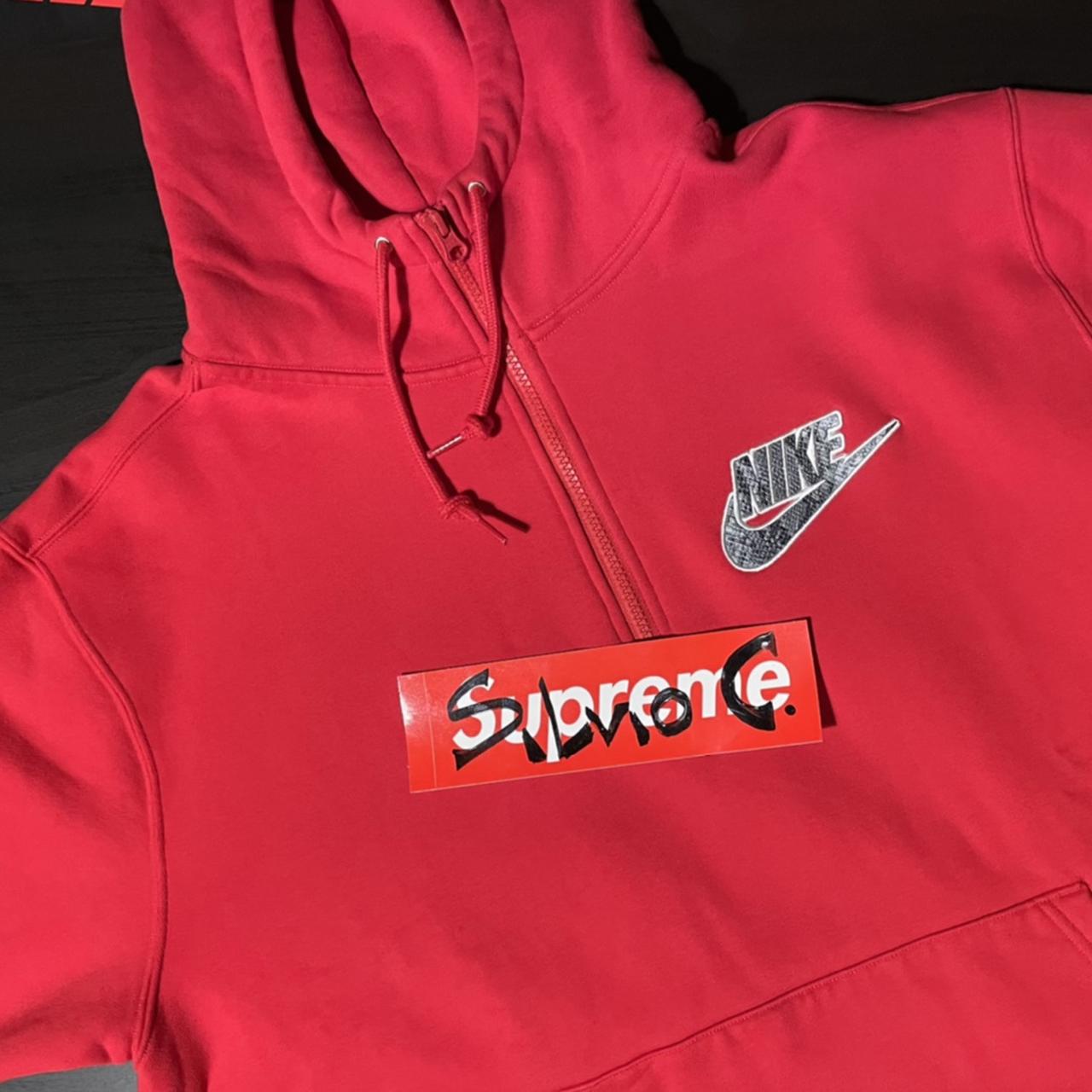 supreme nike half zip sweatshirt