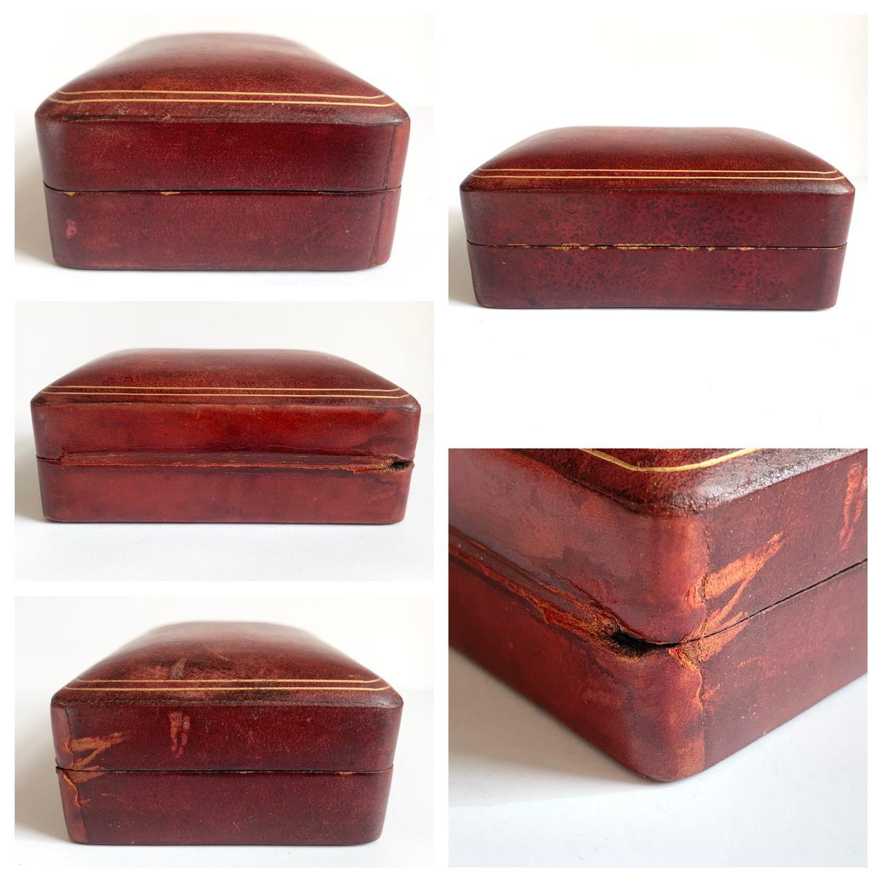 Vintage Italian Leather Trinket Box This gorgeous... - Depop