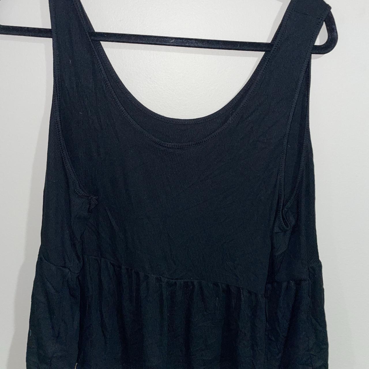 Target Black Tank Top - Black Color: Black Brand:... - Depop