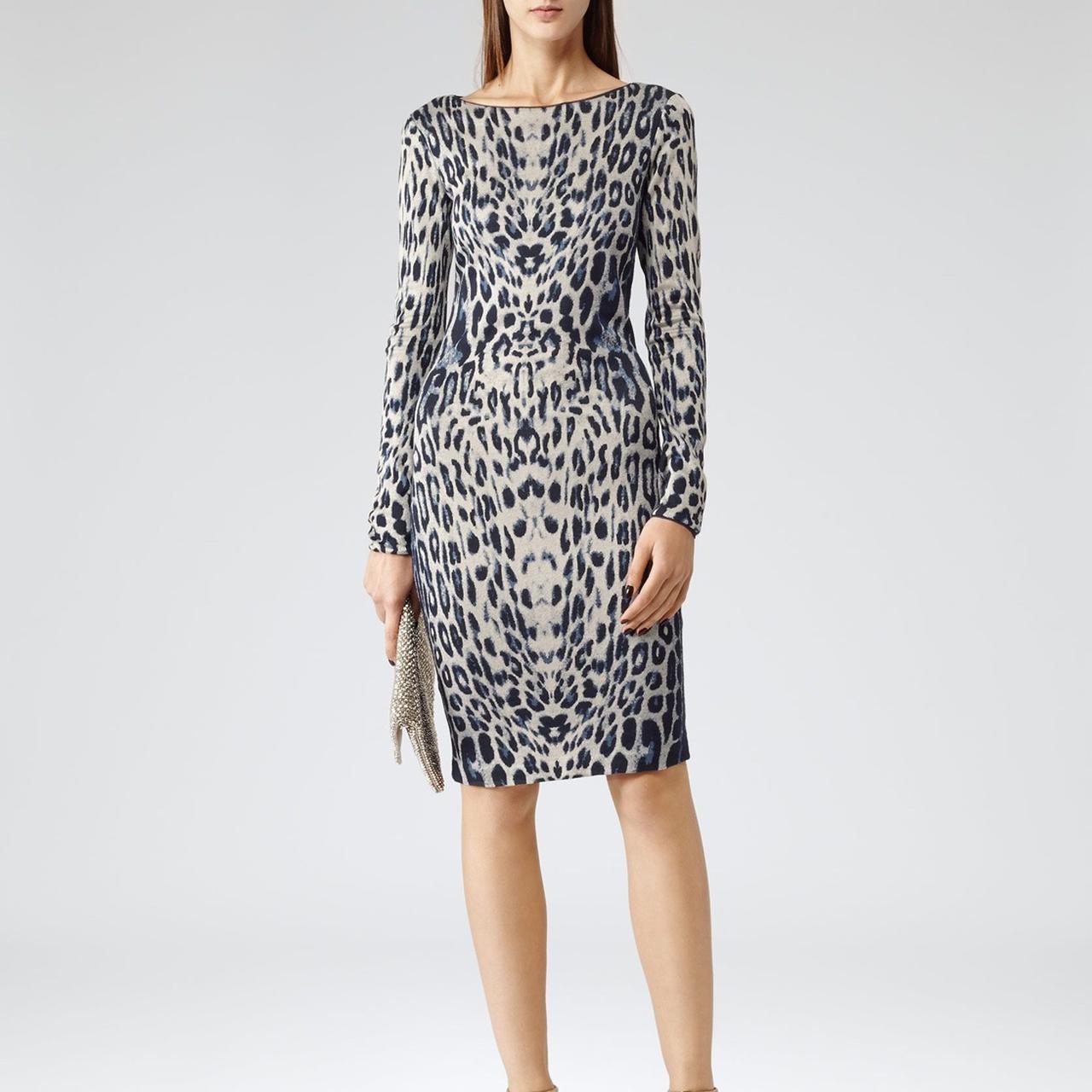 Reiss leopard print store dress