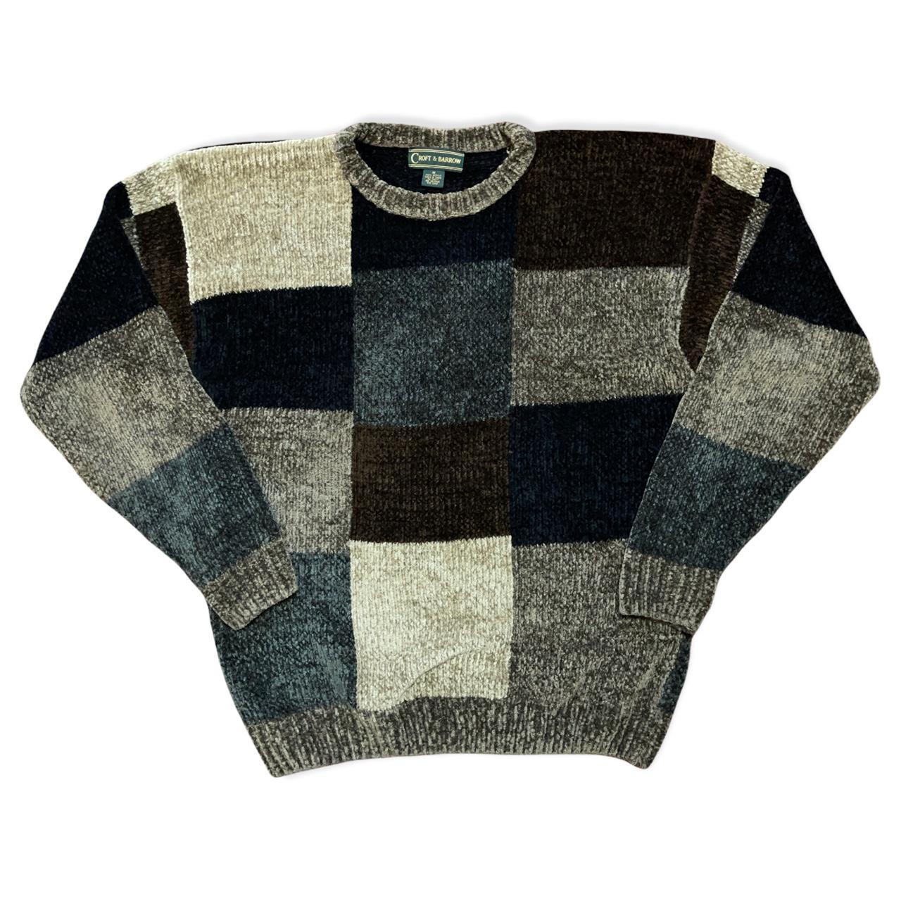 🔥 BEAUTIFUL vintage 90s soft & shiny knit 🧶 sweater... - Depop
