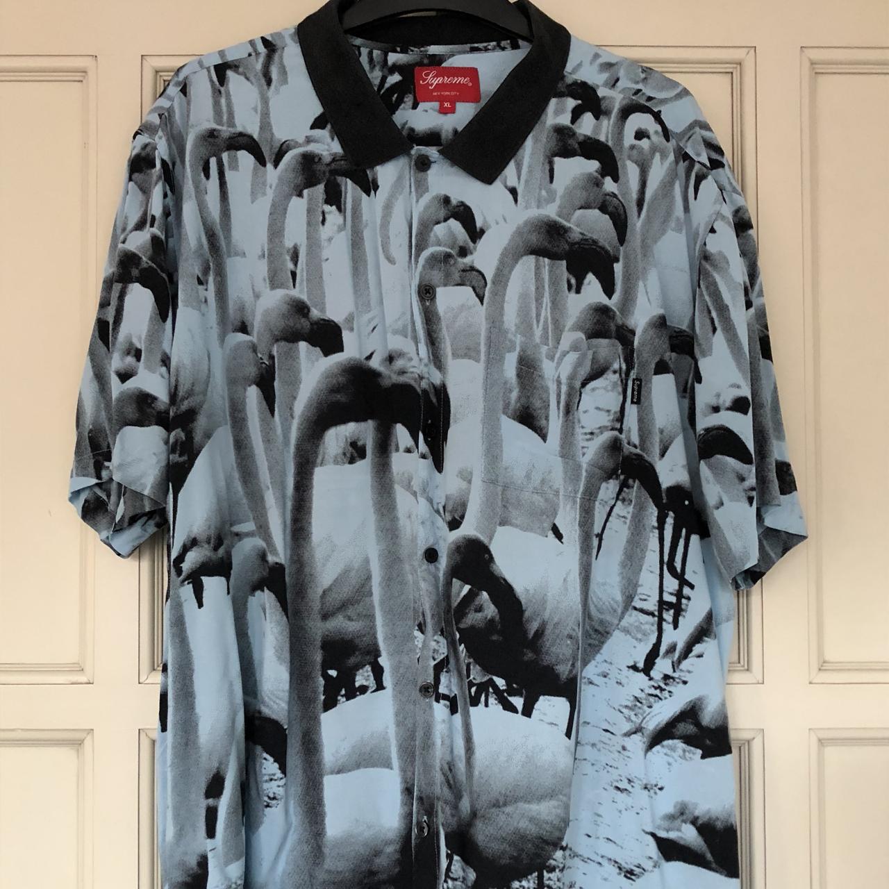 Supreme store flamingo shirt