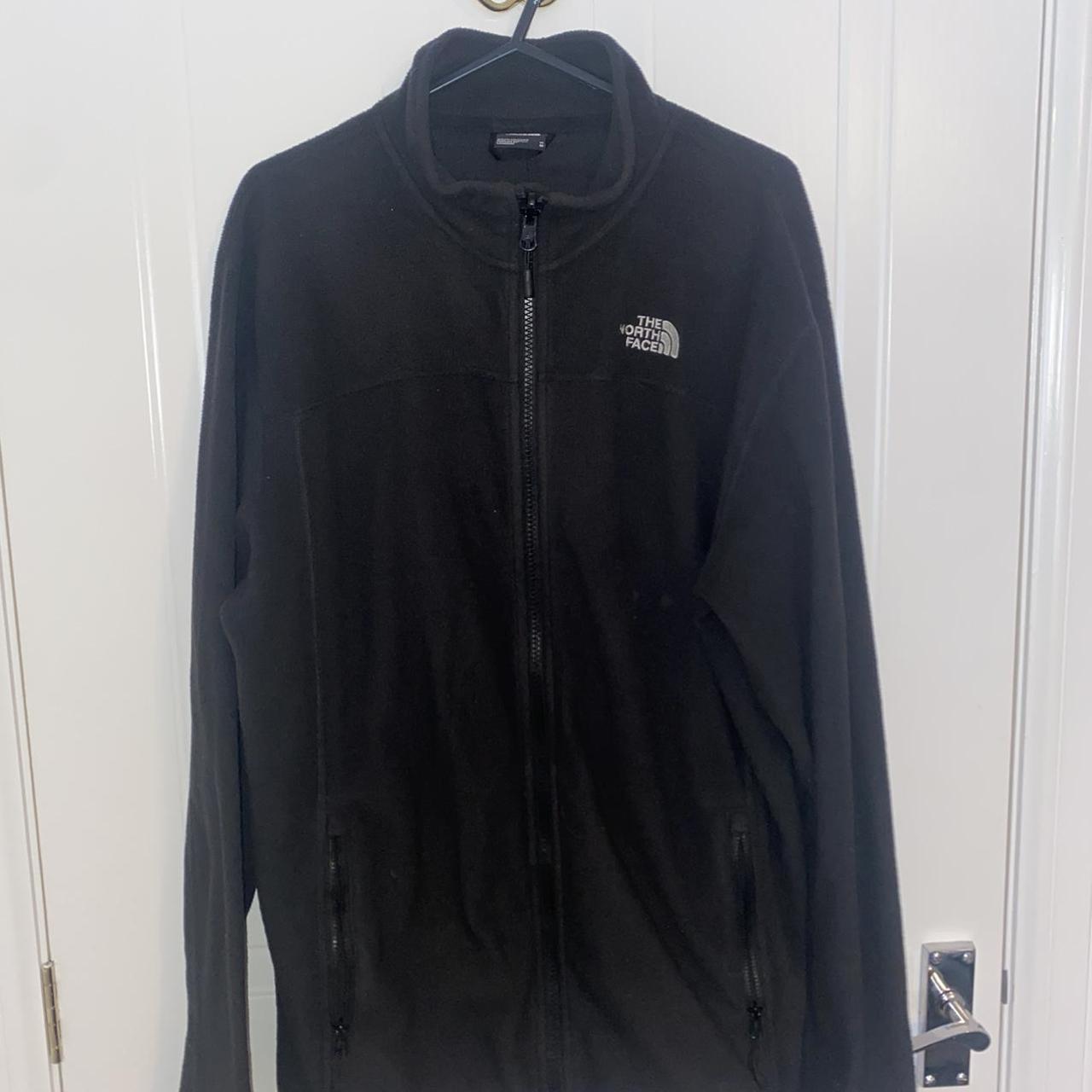 Full Zip North Face Fleece Size - Medium Black... - Depop