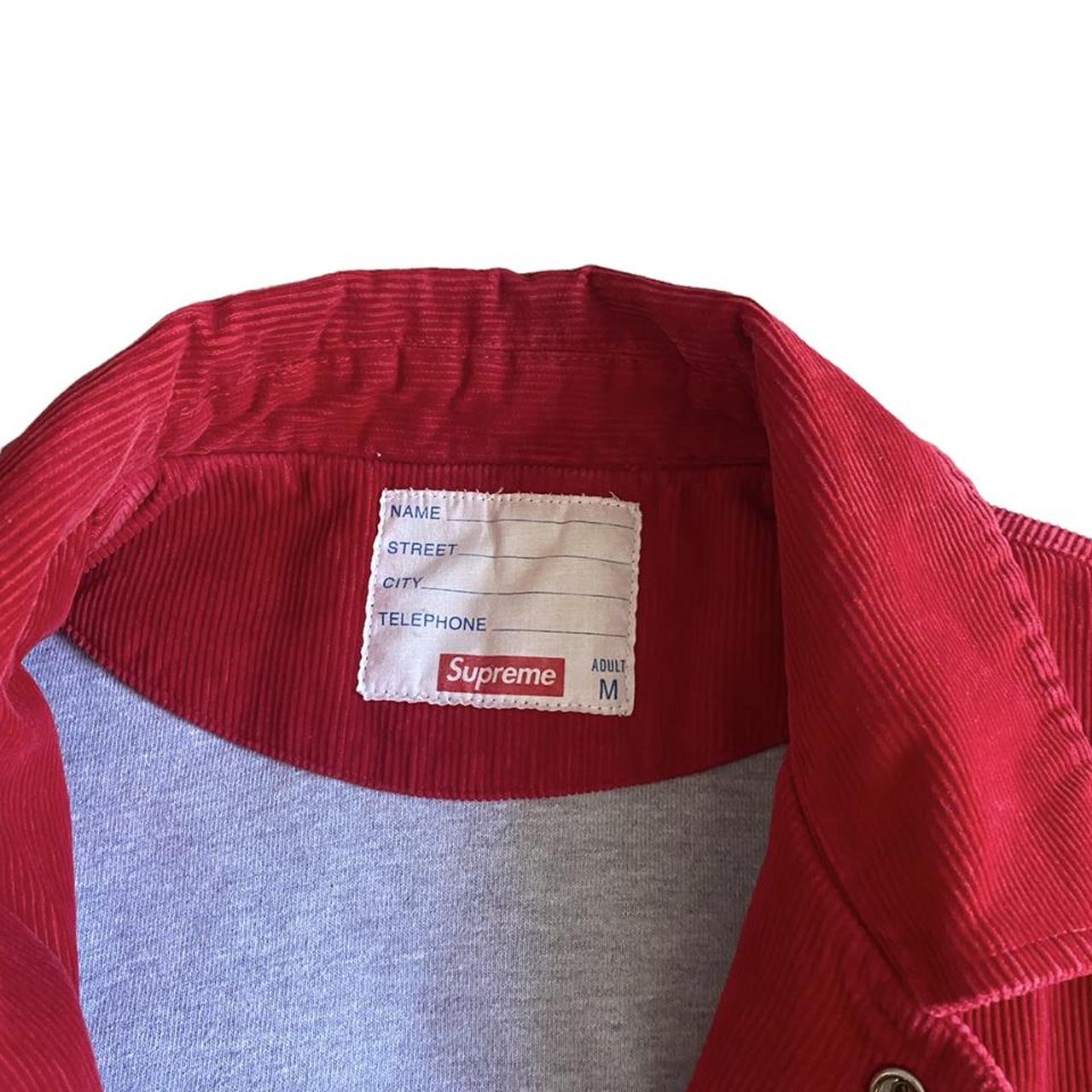 Supreme corduroy clearance quilted shirt