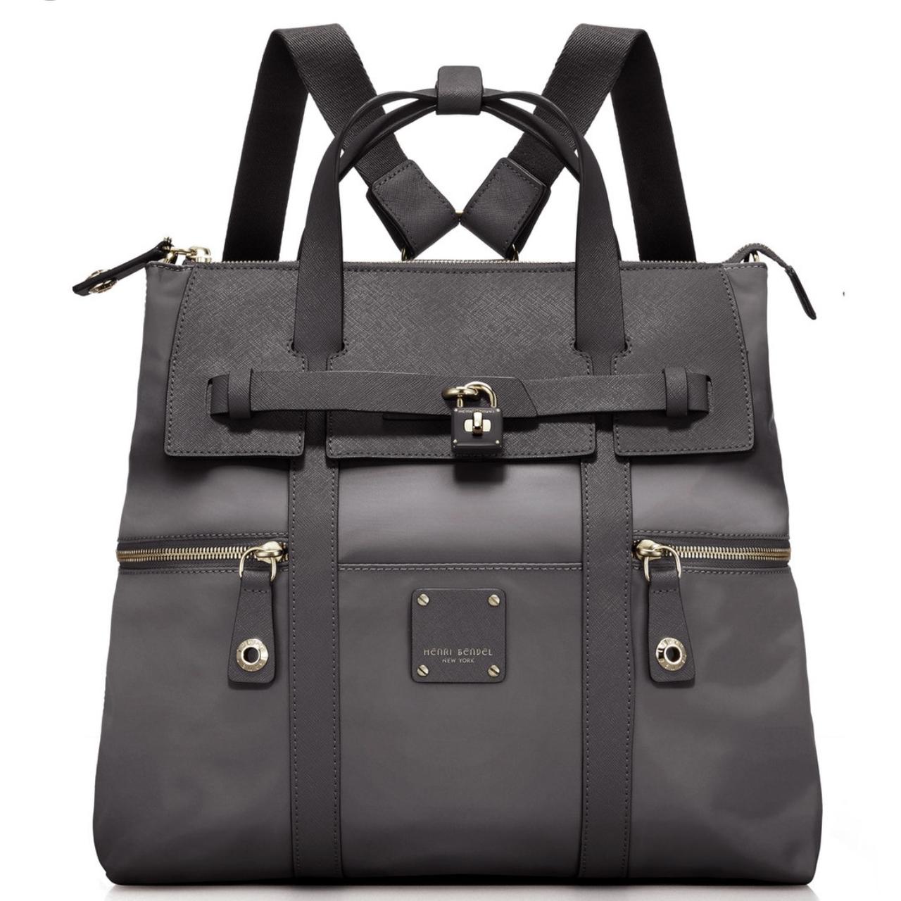 Henri bendel outlet jetsetter backpack black